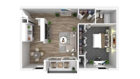 1 bed, 1 bath, 799 sqft, $1,465