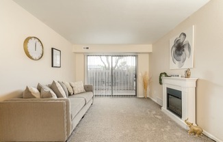 Living Room at Three Oaks