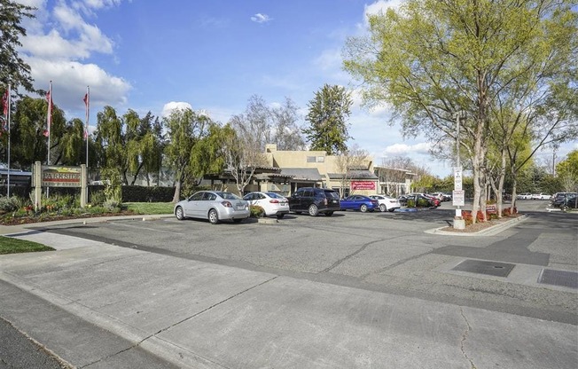 parking area at Parkside Apartments, Davis, 95616