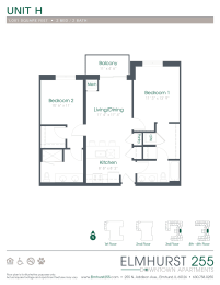 2 beds, 2 baths, 1,001 sqft, $3,203