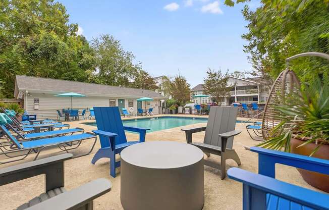 Firepit Patio at Lofts of Wilmington, Wilmington, 28405