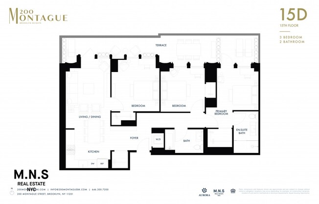 3 beds, 2 baths, $9,750, Unit 15-D