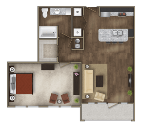 1 bed, 1 bath, 910 sqft, $1,813