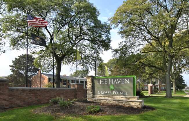 The Haven at Grosse Pointe outdoor signage