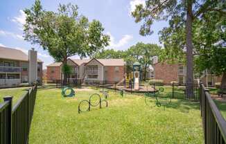 our apartments offer a park with a playground