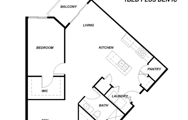 1 bed, 1 bath, 970 sqft, $1,745, Unit 5117-114