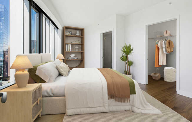 Bedroom with Hard Surface Flooring
