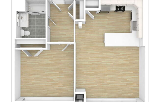 1 bed, 1 bath, 784 sqft, $1,655