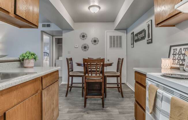 Kitchen & Separate Dining Area