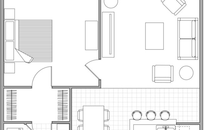 1 bed, 1 bath, 775 sqft, $2,195, Unit 41-307