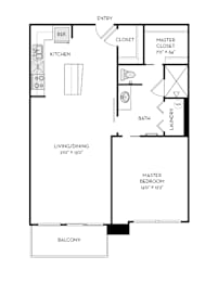1 bed, 1 bath, 916 sqft, $2,025