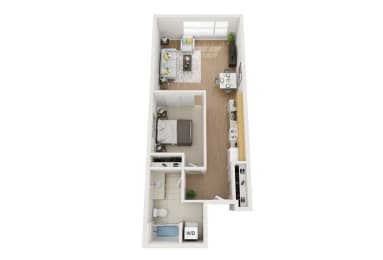 1 bed, 1 bath, 703 sqft, $2,275