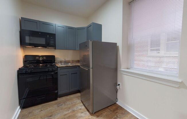 Studio, 1 bath, 305 sqft, $955, Unit 1-D