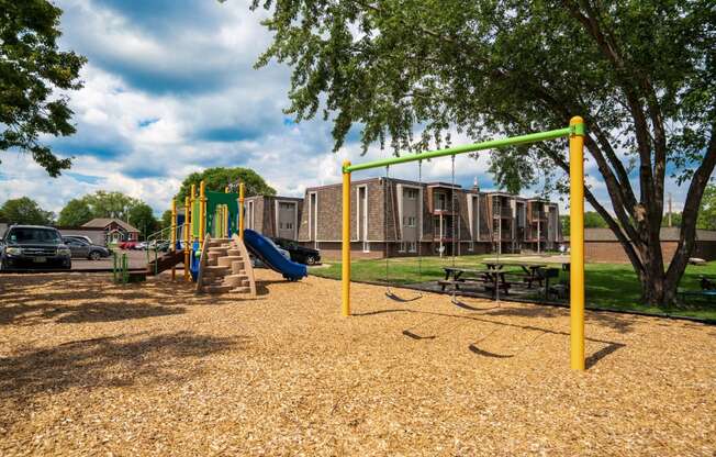 our apartments have a playground for your kids to play