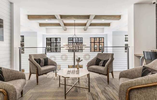 Chairs at Meeder Flats Apartment Homes, Cranberry Township, 16066