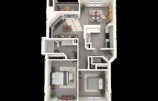 2 beds, 1 bath, 976 sqft, $1,800