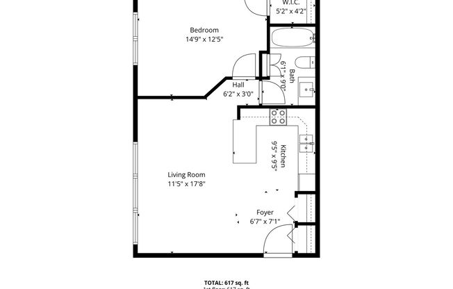 1 bed, 1 bath, 582 sqft, $1,049, Unit 2313-11