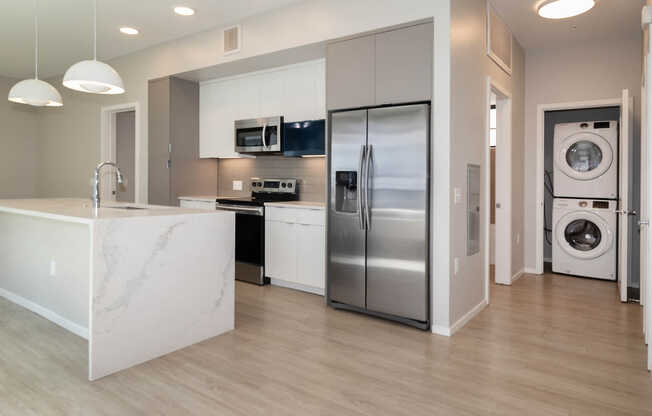 Kitchen with Stainless Steel Appliances