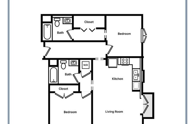 1 bed, 1 bath, 625 sqft, $3,848, Unit 310