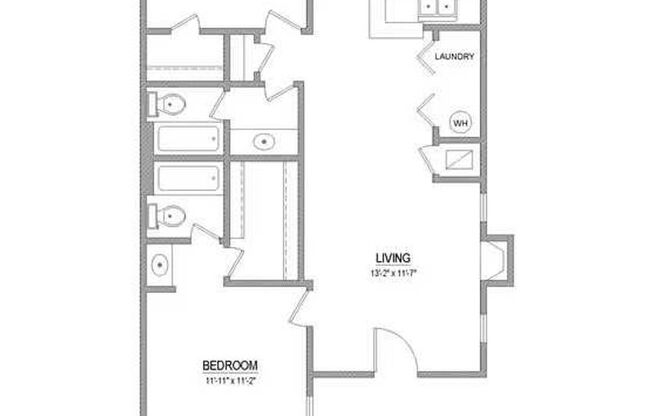 2 beds, 1.5 baths, 1,224 sqft, $1,200, Unit Unit 104