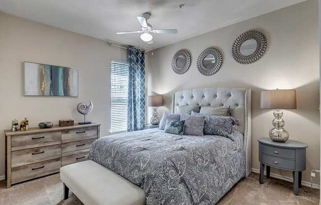 Spacious Bedrooms with Natural light at Bermuda Estates Apartments in Ormond Beach, FL