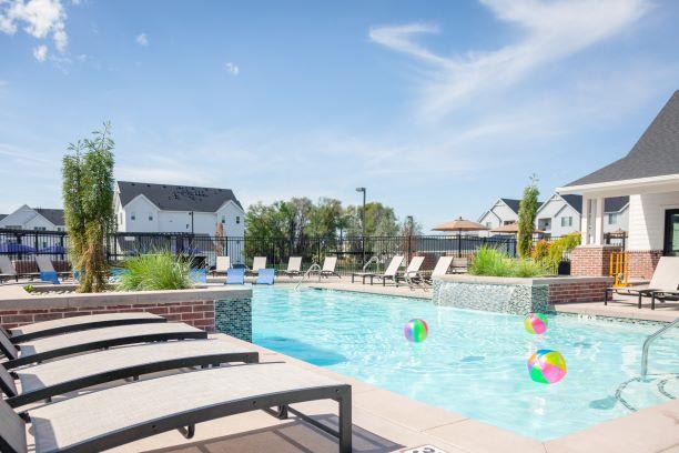 Pool With Sunning Deck at Rivulet Apartments, Utah