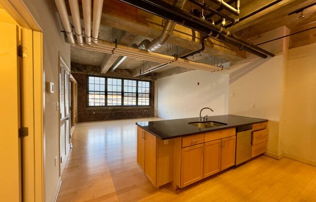 Stunning Industrial-Contemporary One Bedroom Condo- Parking included!
