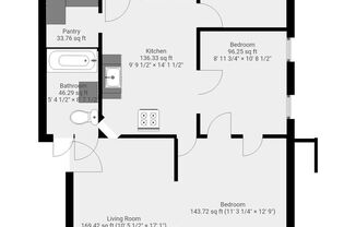 3 beds, 1 bath, 968 sqft, $1,695, Unit 45122 - 1 Beacon Avenue, Apt. 2R