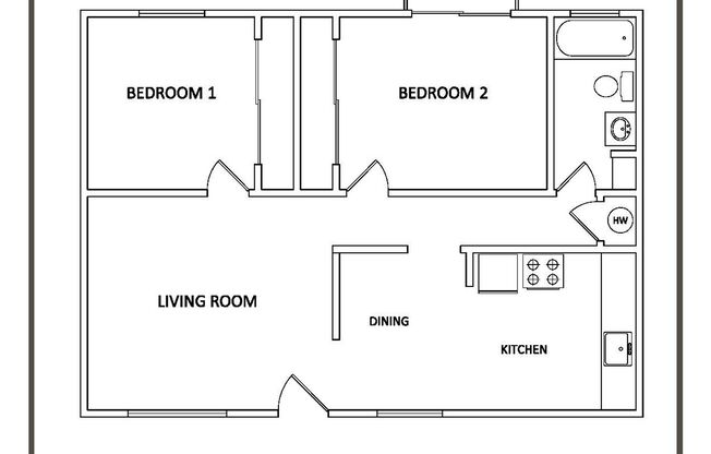 2 beds, 1 bath, 780 sqft, $2,295, Unit DT-08