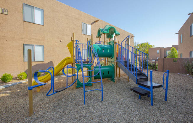 a playground at the crossings