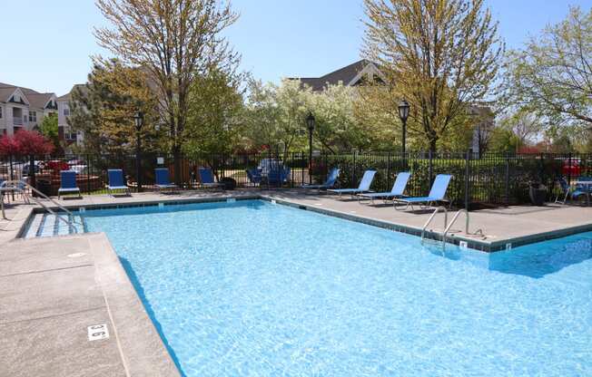 Large Pool at Bristol Station, Naperville, IL