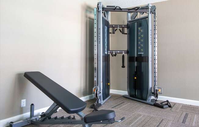 Weight Machines at Park Place Apartments in Las Cruces