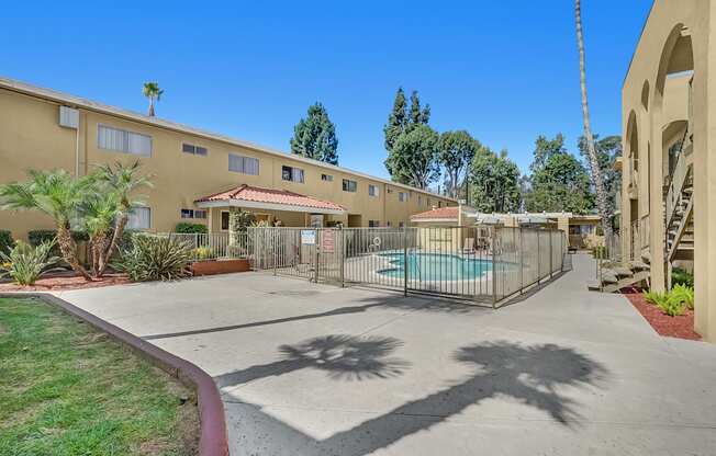Capistrano Gardens Pool Area Gate Entrance
