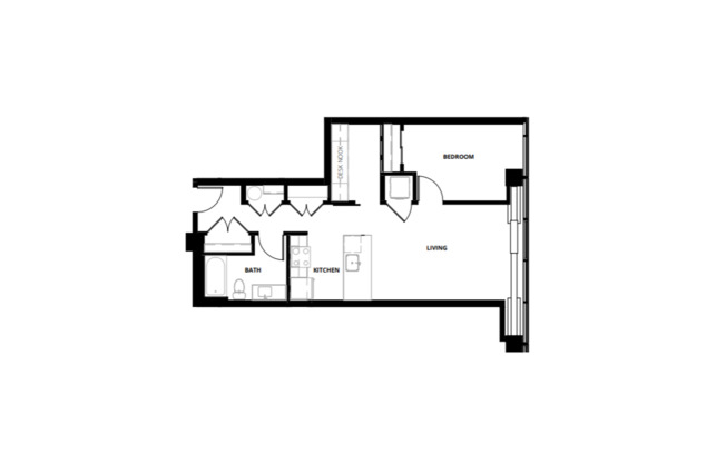 1 bed, 1 bath, 766 sqft, $2,895, Unit 207
