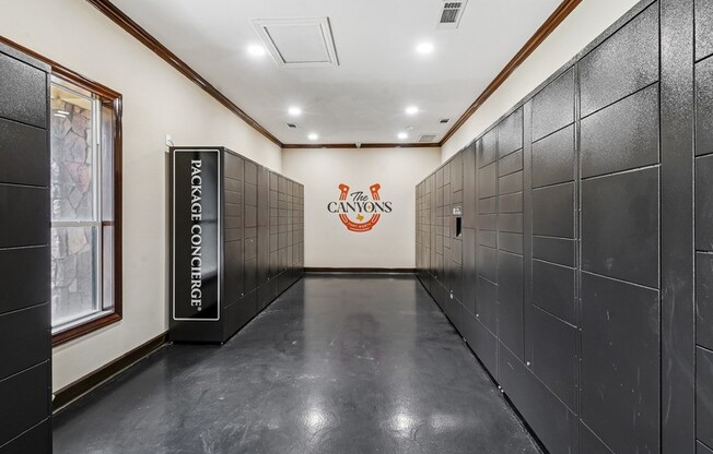 Package Locker at The Canyons Apartments, Fort Worth, TX