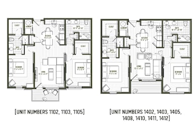 2 beds, 2 baths, 1,040 sqft, $2,640