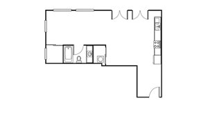 1 bed, 1 bath, 625 sqft, $1,625