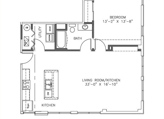 1 bed, 1 bath, 1,031 sqft, $1,832, Unit 126