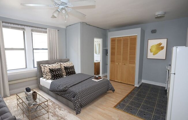 Studio, 1 bath, $1,095, Unit 109