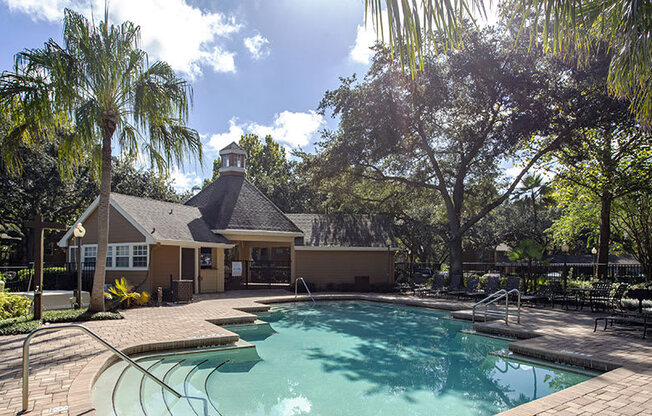 Glimmering Pool at Newport Colony Apartment Homes, Casselberry, Florida