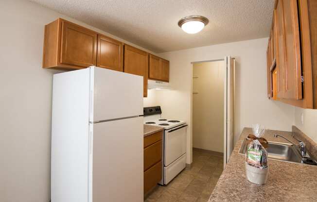 Todd Village Vacant Upgraded Apartment Kitchen & Pantry