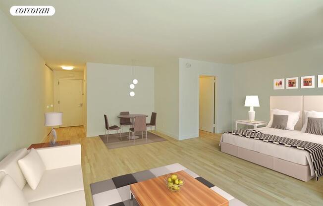 Studio, 1 bath, 585 sqft, $4,400, Unit 24R