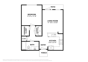 1 bed, 1 bath, 624 sqft, $1,341