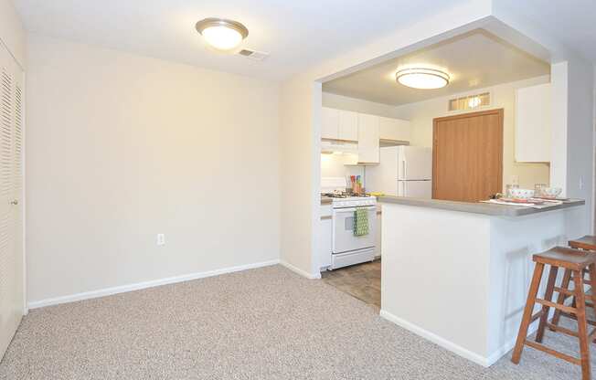 Large Dining Room Area Adjacent to Kitchen