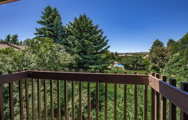 Balcony at Lincoln Village Apartments, Spokane, WA