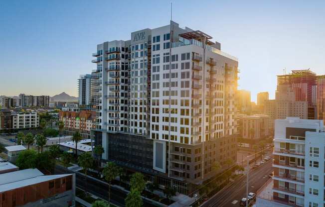 an aerial view of th at AVE Phoenix Sky, Phoenix, AZ
