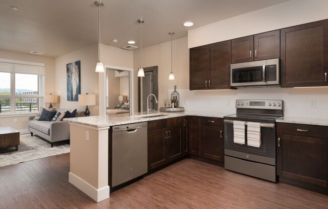 2 Bedroom, 2 Bathroom Luxury Apartment at Cambium Place in Old Sawmill District
