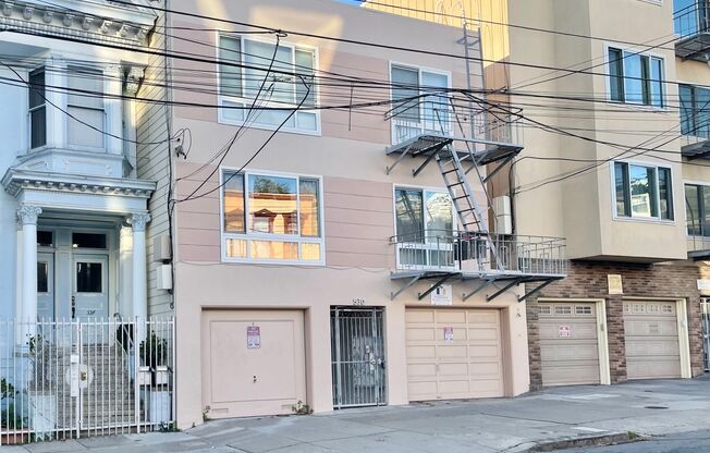 Spacious and Bright 1BR/1BA Top Floor Unit in the Mission! Laundry! Parking! PROGRESSIVE