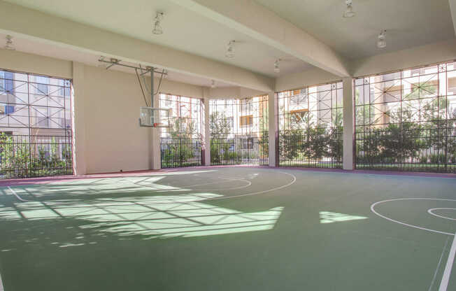 Covered Basketball Court