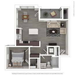 1 bed, 1 bath, 732 sqft, $2,999